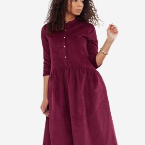 New Arrivals Meena dress maroon
